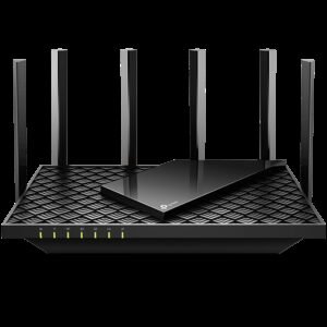TP-Link Archer AX72 AX5400 Dual-Band Gigabit Wi-Fi 6 Router, 574 Mbps (2.4 GHz) + 4804 Mbps (5 GHz), 6× Antennas, Qualcomm 1 GHz Dual-Core CPU, 1× G WAN + 4× G LAN, 1 x USB 3.0, 4x4 MIMO,OFDMA,OFS,4T4R,Beaforming,HT160,100+ con. devices