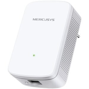 Mercusys ME10 300 Mbps Wi-Fi Range Extender, 300 Mbps on 2.4 GHz, 1 x 10/100Mbps RJ45 Port, RESET/WPS Button, Smart Signal Indicator, Access Point Mode, WPA-PSK/WPA2-PSK