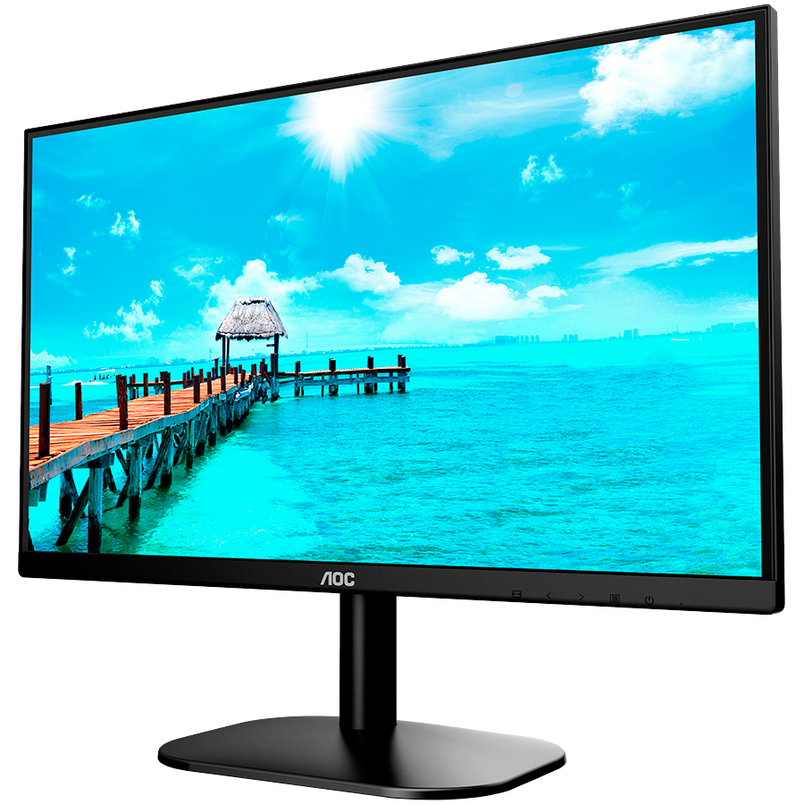 AOC Monitor LED 22B2H/EU, VA, 54.6 cm (21.5"), 1920 x 1080 pixels, HDMI, 3000:1, 75Hz, 8 Bit, sRGB 98%, Full HD, LED, 4 ms, Black - Slika 2