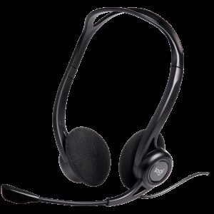 LOGITECH PC960 Corded Stereo Headset BLACK - USB