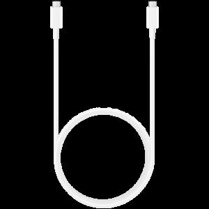 Samsung original data cable USB Type-C to USB Type-C (1.8m, 5A), super fast charging up to 45W, White