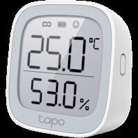 TP-Link Tapo T315 Smart Temperature and Humidity Monitor, 868 MHz, battery powered(2xAAA), 2.7 inch E-ink display, Tapo smart app, Tapo IoT hub required, real-time monitoring, 2s refresh rate, data storage and export, alert and notification
