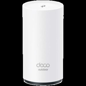 TP-Link Deco X50-Outdoor (1-pack) AX3000 Outdoor/Indoor Mesh Wi-Fi 6 Unit, 574 Mbps at 2.4 GHz + 2402 Mbps at 5 GHz,Internal Antennas, 2×G Ports (WAN/LAN),IP65, PoE and AC, Deco App, Router/AP Mode, MU-MIMO, WPA3, Beamforming, Pole Mount, Wall Mount