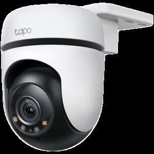 TP-Link Tapo C510W Outdoor Pan/Tilt Security Wi-Fi Camera, 2K (2304x1296),2.4 GHz,Horizontal 360º, Pan/Tilt, Color Night Vision (up to 30m), Smart Detection and Notifications(motion, people),Sound and Light Alarm,Remote Control,Two-Way Audio, IP65