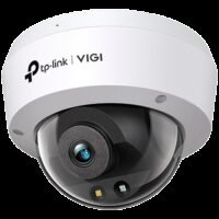 TP-Link VIGI C240(2.8mm) 4MP Full-Color Dome Network Camera, H.265+/H.265/H.264+/H.264, 1/3"" Progressive Scan CMOS, Color/0.005 Lux@F1.6, 0 Lux with IR/White Light, 25fps/30fps, PoE/12V DC, 2.8 mm Fixed Lens, IK10, IP67, IR Night Vision(Up to 30m)