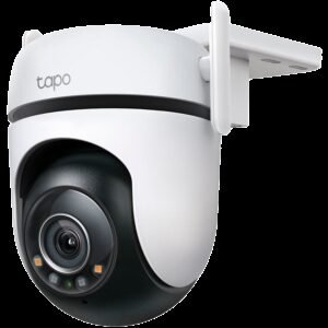 TP-Link Tapo C520WS Outdoor Pan/Tilt Security Wi-Fi Camera, 2K QHD (2560x1440), 2.4 GHz,2T2R,2 × External Antennas, 1 × Ethernet Port, Horizontal 360º, Pan/Tilt, Starlight Color Night Vision, Smart AI Detection and Notifications (motion,people,pet