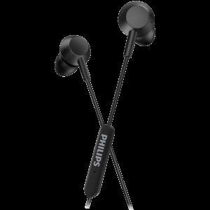 PHILIPS In-ear headphones with mic TAE5008BK/00 - USBC-C connector, 3 button in-line remote, 1.2m cable, black