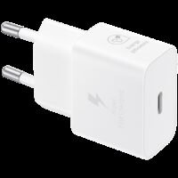 SAMSUNG 25W Fast Charging USB-C Power Adapter White (cable not included)