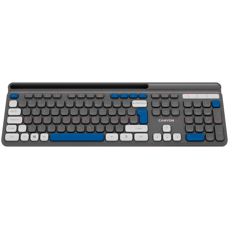 CANYON keyboard HKB-W03 EN AAA Wireless Grey - Slika 3