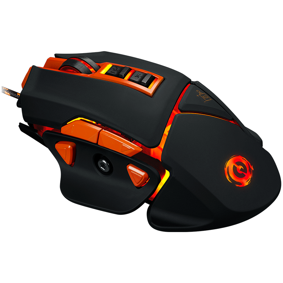 CANYON mouse Hazard GM-6 LED Wired Black Orange - Slika 2