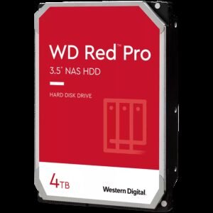 HDD NAS WD Red Pro (3.5'', 4TB, 256MB, 7200 RPM, SATA 6 Gb/s)