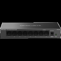 Mercusys MS108GS 8-Port Gigabit Desktop Switch, 8× Gigabit Ports, Desktop Steel Case, Wall Mounting, Plug and Play, Power Saving, Compact design, Green Ethernet technology, Silent