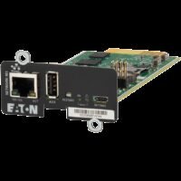 Eaton Network Managment Card - M3; Web/SNMP communications; Ethernet 10/100/1000BaseT; For UPS: 5P, 5PX, 5PX G2, 5SC Rack, 9PX, 9PXM, 9SX, 9130, Ferrups FX, 9E, 93PS, 91PS, 91PS Monoblock, 93E PDU: ATS rack PDU (EATS115, EATS120, EATS220)