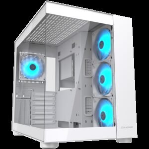 COUGAR FV150 RGB PC Case, Mid tower, White