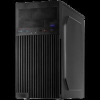 Inter-Tech PC Chassis IT-6521 Straight, mATX, 1x 5.25" external, 2x 3.5" int. & ext., 3x 2.5 internal, 2x USB 3.0, mATX MB, ATX PSU, 170 x 355 x 354mm (WxDxH), Dark Gray