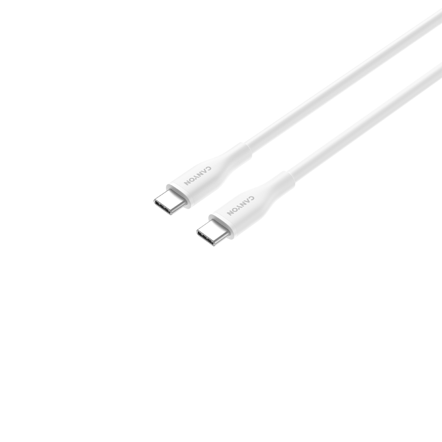 CANYON cable CC60SC10 C-C 60W 1m Silicon White - Slika 3