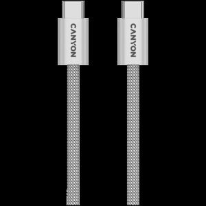 CANYON cable OnWire 60MG C-C 60W Magnet Braided 1m Light Grey