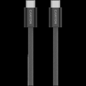 CANYON cable OnWire 60MG C-C 60W Magnet Braided 1m Black