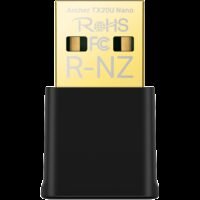TP-Link Archer TX20U Nano AX1800 Nano Dual Band Wi-Fi 6 USB Adapter, 1201 Mbps at 5 GHz + 574 Mbps at 2.4 GHz, 2xInternal Antennas, USB 2.0, MU-MIMO, OFDMA, WPA3, Nano design, Plug and Play