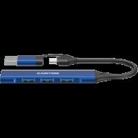 CANYON hub DS-02 4in1 USB-A/C Blue