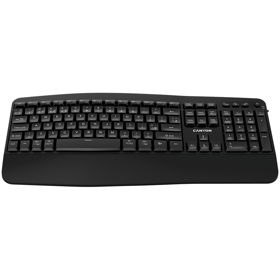 CANYON keyboard HKB-W6 Wireless Black - Slika 2