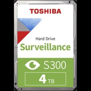 HDD Video Surveillance TOSHIBA S300 4TB SMR, 3.5'', 256MB, 5400RPM, SATA, TBW: 180