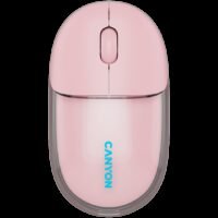 CANYON mouse OnClick 24 BT/ Wireless Transparent/Pink
