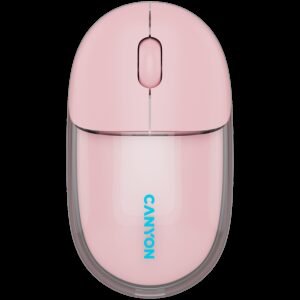 CANYON mouse OnClick 24 BT/ Wireless Transparent/Pink
