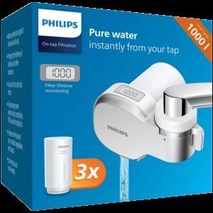 PHILIPS AWP3705P3/10 Filter za slavinu, digitalni timer, 99% mikrofiltracija, filter X-Guard, 3 filtera u pakovanju,