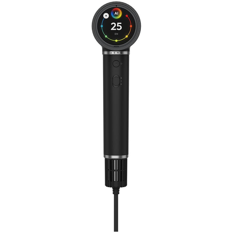 High Speed Hair Dryer, Black, 220V-240V~50-60Hz, 1500W, Voice Control, Ionizer, Touch LCD, Infrared Nursing, Infrared Distance Protection, AI Control, Gravity Sensor 110000RPM, Noise less than 67dB - Slika 3