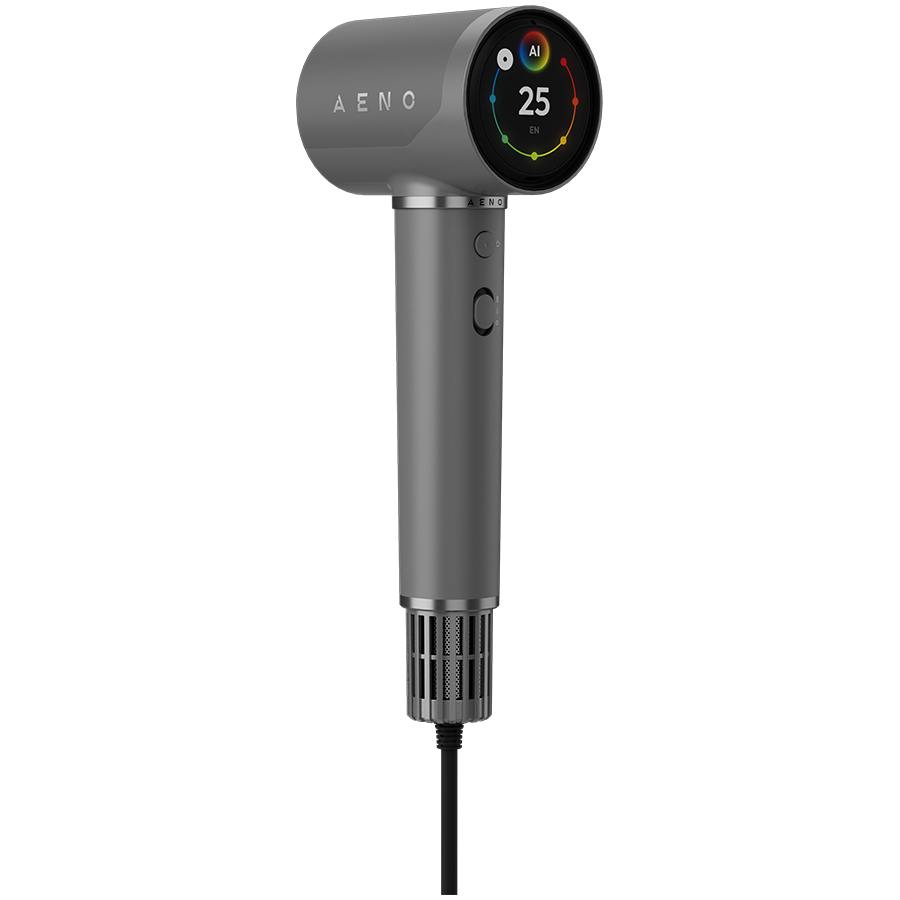 High Speed Hair Dryer, Grey, 220V-240V~50-60Hz, 1500W, Voice Control, Ionizer, Touch LCD, Infrared Nursing, Infrared Distance Protection, AI Control, Gravity Sensor 110000RPM, Noise less than 67dB - Slika 2