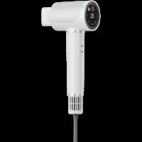 High Speed Hair Dryer, White, 220V-240V~50-60Hz, 1500W, Voice Control, Ionizer, Touch LCD, Infrared Nursing, Infrared Distance Protection, AI Control, Gravity Sensor 110000RPM, Noise less than 67dB