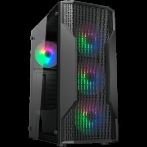 COUGAR MX110 RGB PC Case, Mid tower, Black