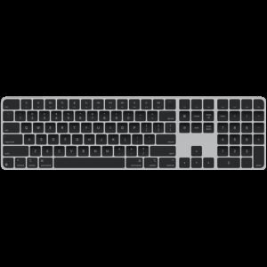 Magic Keyboard with Touch ID and Numeric Keypad for Mac models with Apple silicon - International English - Black Keys,Model A3119