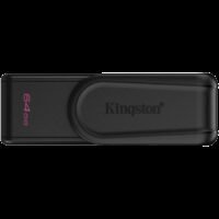 Kingston  64GB Portable USB 3.2 Gen 1 DataTraveler Exodia S (Black/Black)