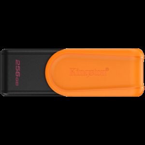 Kingston  256GB Portable USB 3.2 Gen 1 DataTraveler Exodia S (Black/Orange)