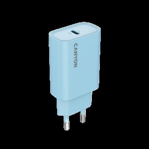 CANYON charger OnCharge 30CL Max Power 30W 1xPD EU Light Blue