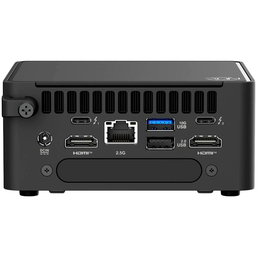 ASUS NUC 15 PRO/RNUC15CRHI300002/Core 3 100U 15W/Intel UHD graphics/no RAM/no Storage/Intel Wi-Fi 7 BE202/USB Total - 7/4 USB Type-A/3 USB Type-C (1x USB3.2 + 2x TB4)/2x HDMI 2.1/Support Displays - 4x 4K/no OS/EU Cord/Kit (L6)/Tall/EAN:4711387949924 - Slika 4