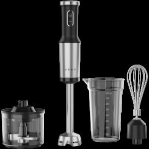 Hand Blender, 1200W in CB, Black, Tiger Teeth Cutter, Whisk, Food Processor, Cup