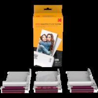 30 Pack Kodak 4PASS Real Photo (2.1"x3.4") Laminate Process Cartridge, All-in-One Paper and Color Ribbon Refill-Compatible with Kodak Mini 2, Mini 2 Plus, Mini 2 Retro, Mini Shot, Mini Shot 2 Retro