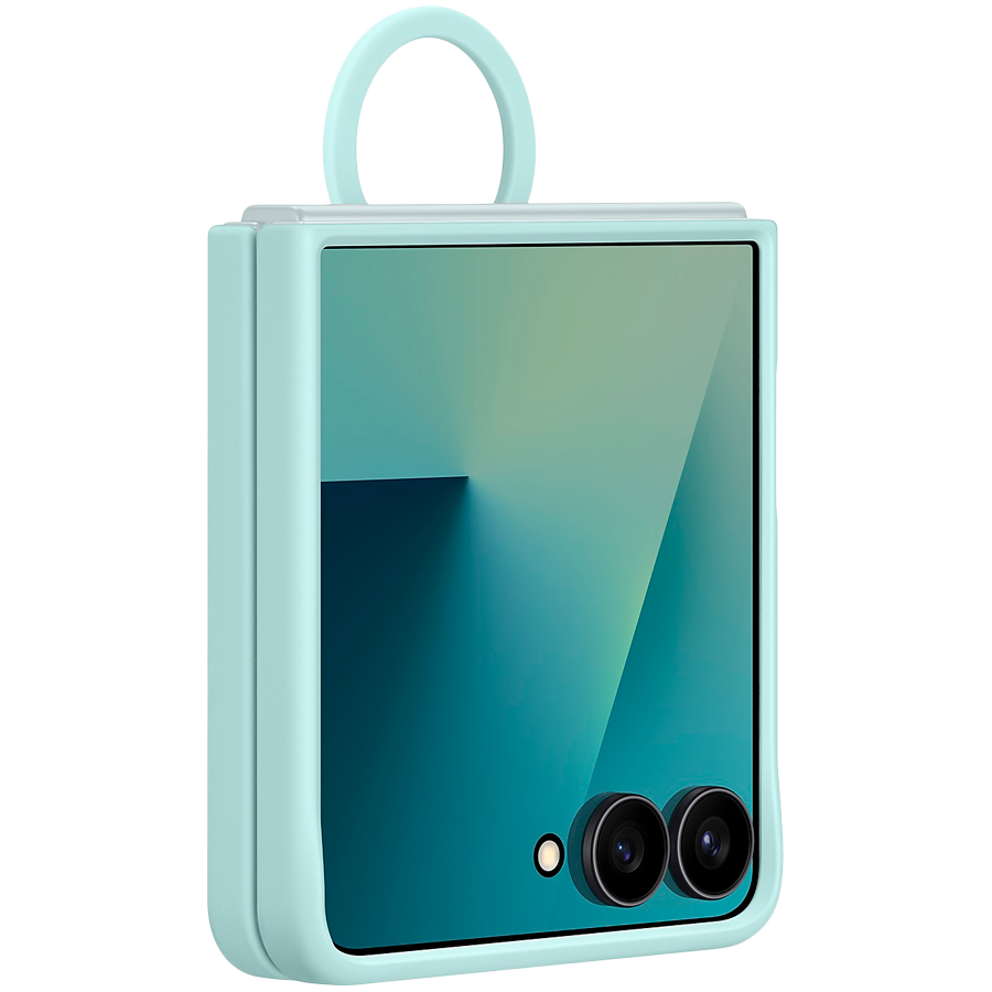 Samsung Galaxy Z Flip7 Ring Case (Silicone) Mint - Slika 3