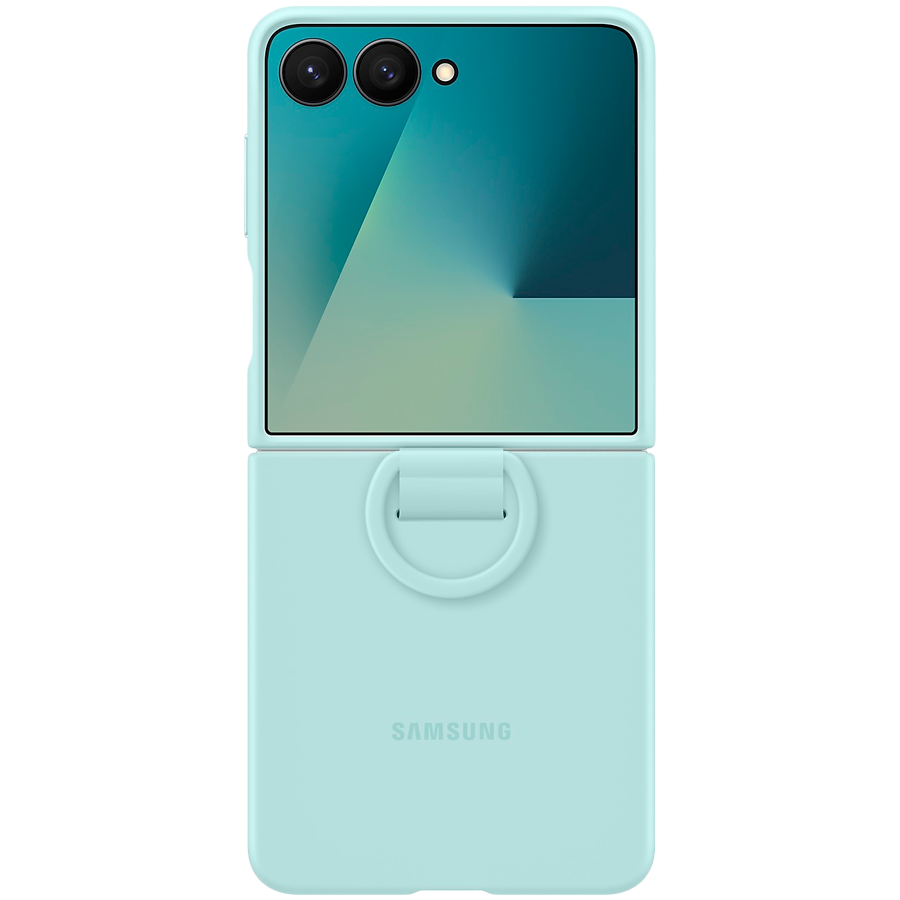Samsung Galaxy Z Flip7 Ring Case (Silicone) Mint - Slika 4