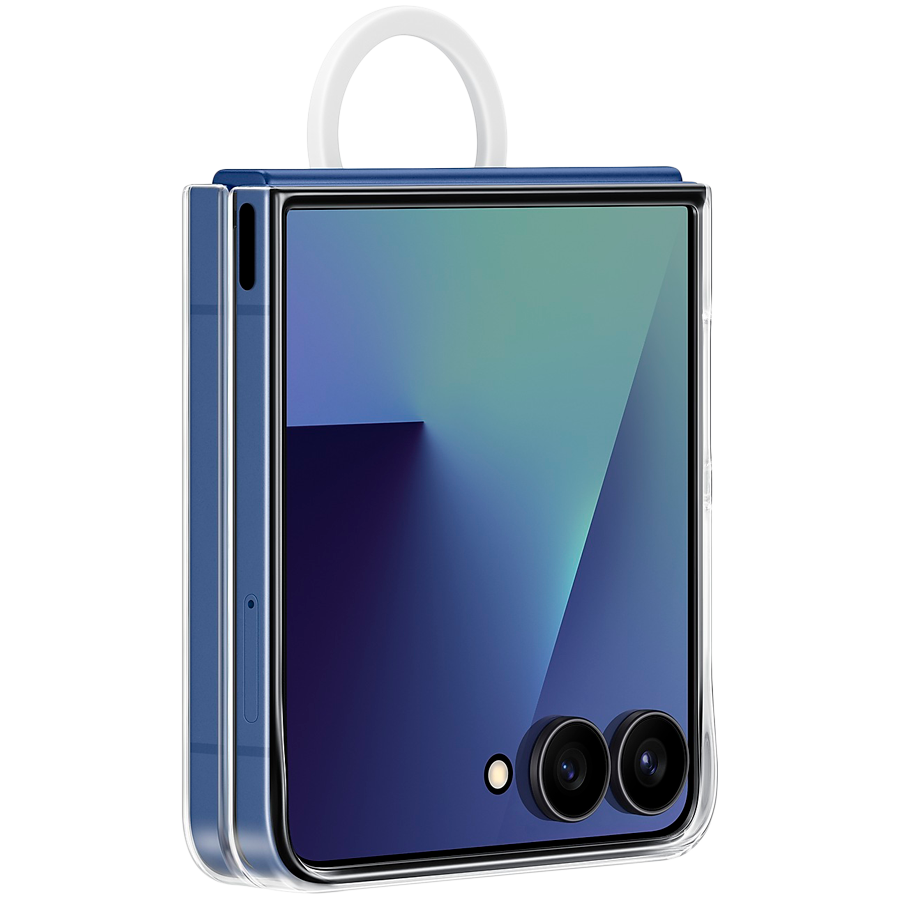 Samsung Galaxy Z Flip7 Ring Case (Clear) Transparent - Slika 3