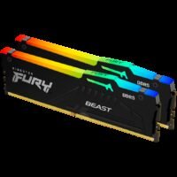 Kingston DRAM 16GB 6000MT/s DDR5 CL36 DIMM (Kit of 2) FURY Beast RGB EXPO