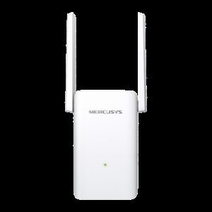 Mercusys ME80X AX3000 Wi-Fi Range Extender, 574 Mbps at 2.4 GHz + 2402 Mbps at 5 GHz, 2 x Fixed External Antennas, 1 x Gigabit Port, Wall Plugged, 1024 QAM, OFDMA, MERCUSYS APP, WPS/Reset Button, Signal Indicator, Range Extender/Access Point mode