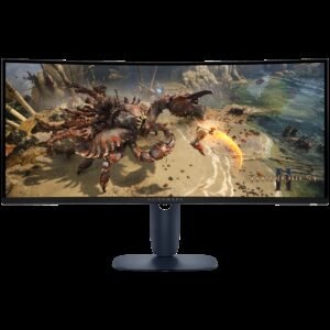 Monitor Alienware 34 Gaming AW3425DWM Curved, 3440x1440, WQHD, 180Hz, VA Antiglare, 21:9, 3000:1, 400 cd/m2, AMD FreeSync+ VESA, 4ms/2ms/1ms, 178/178, DP, 2xHDMI, 2xUSB-A, USB-B, Tilt, Pivot, Height Adjust, 3Y
