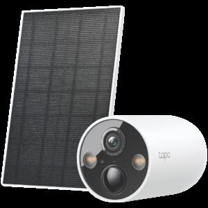 TP-Link Tapo C425 KIT, Solar Powered Security Camera Kit, 1 x Tapo C425, 1 x Tapo A201, 2K QHD ( 2650x1440), 2.4 GHz, 1000 mAh battery, Sloar panel (5.2V, 2.5W), Non Stop Power, Smart Detection