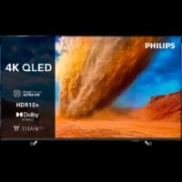 Philips 43PUS7810/12 4K QLED TV , 108 cm (43") TV, Pixel Precise Ultra HD, Titan OS smart platform, Dolby Atmos sound.