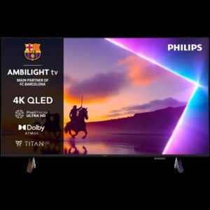 Philips 55''PUS8510 4K QledTitan OS; AMBILIGHT TV;Pixel Precise Ultra HD; Dolby Atmos