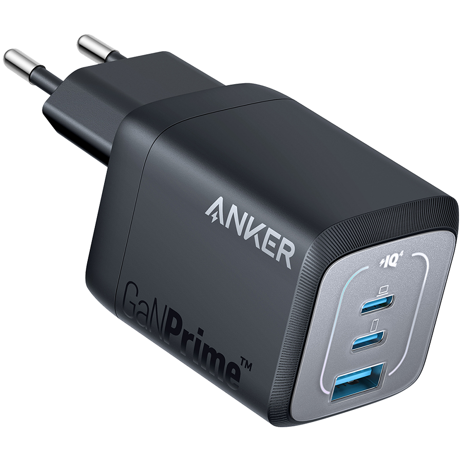 Anker Prime 67W GaN Wall Charger (3 Ports) Black